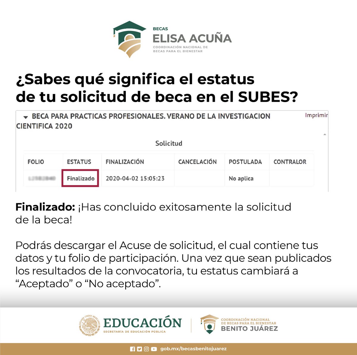 Como cancelar una solicitud de beca en subes
