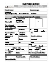 Solicitud de empleo cual es su meta en la vida