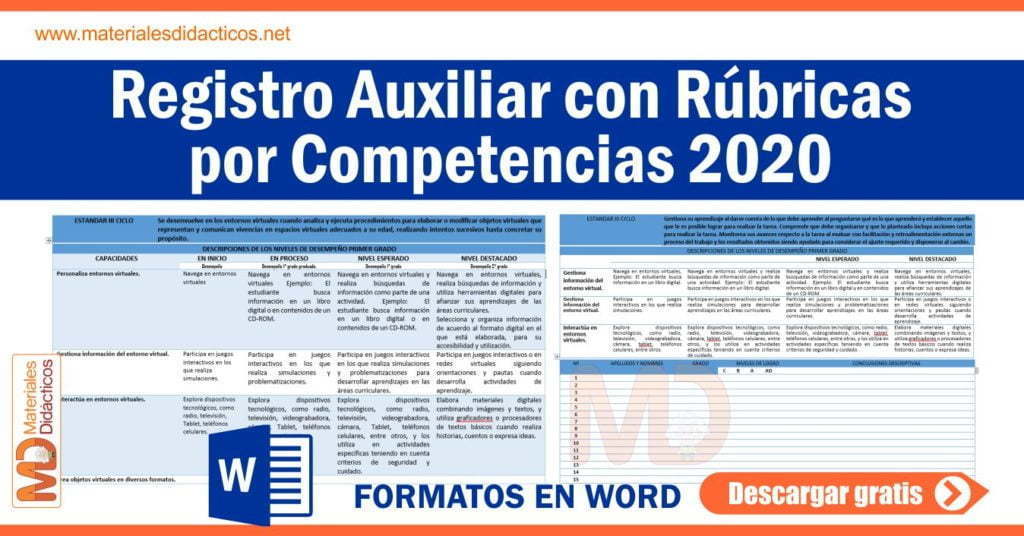 Registro y evaluacion de competencias