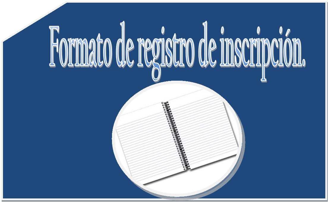 Formatos de inscripcion primaria