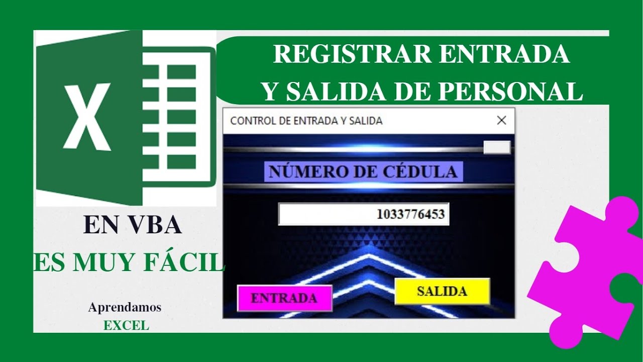 Registro de entradas y salidas de personal