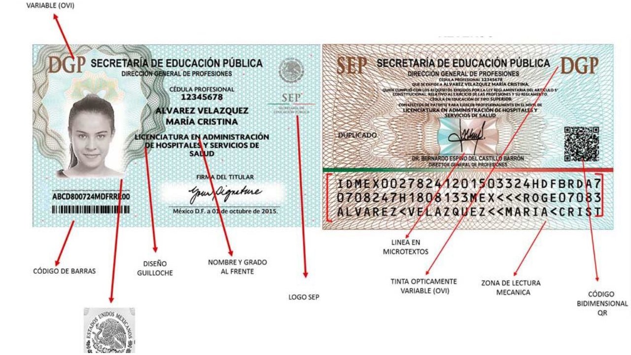 Requisitos para tramite de cedula profesional