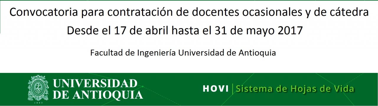 Convocatorias universidad de antioquia