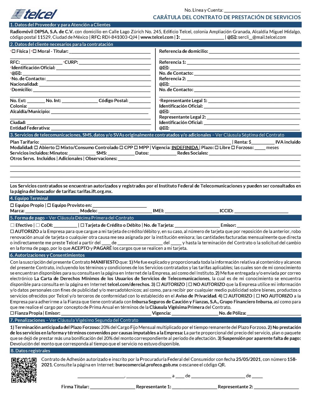 Condiciones para la contratacion de servicios a terceros