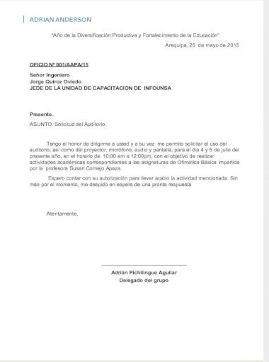 Oficios de solicitud de apoyo