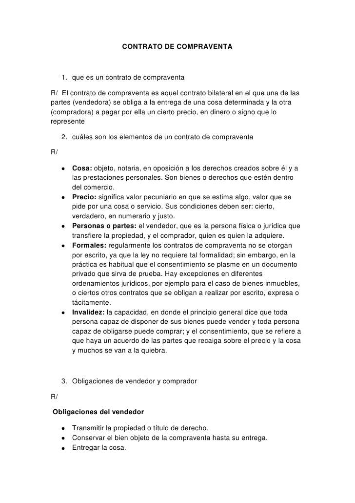 Ejemplos de contrato unilateral