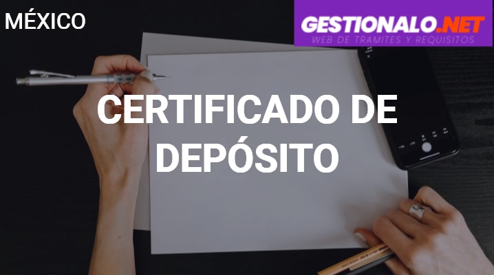 Certificado de deposito