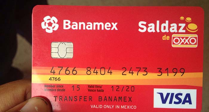 Pagar tarjeta banamex en oxxo
