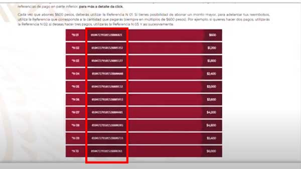 Solicitar tandas para el bienestar