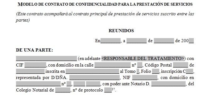 Formato de contrato de servicios profesionales