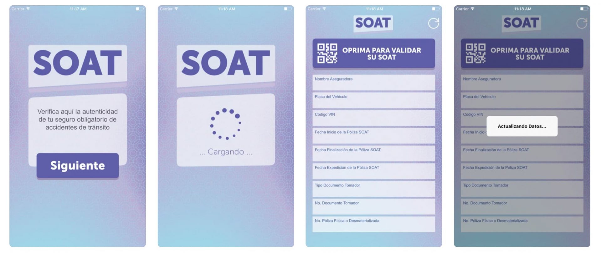 Duplicado soat seguros del estado