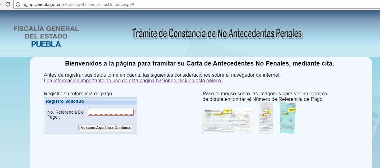 Documentos para tramitar antecedentes no penales