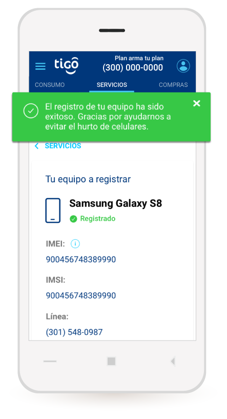 Como registrar mi imei en tigo