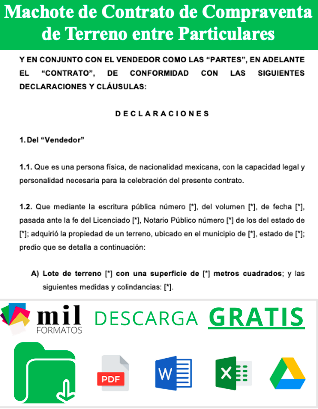 Contrato de compraventa de inmueble entre particulares