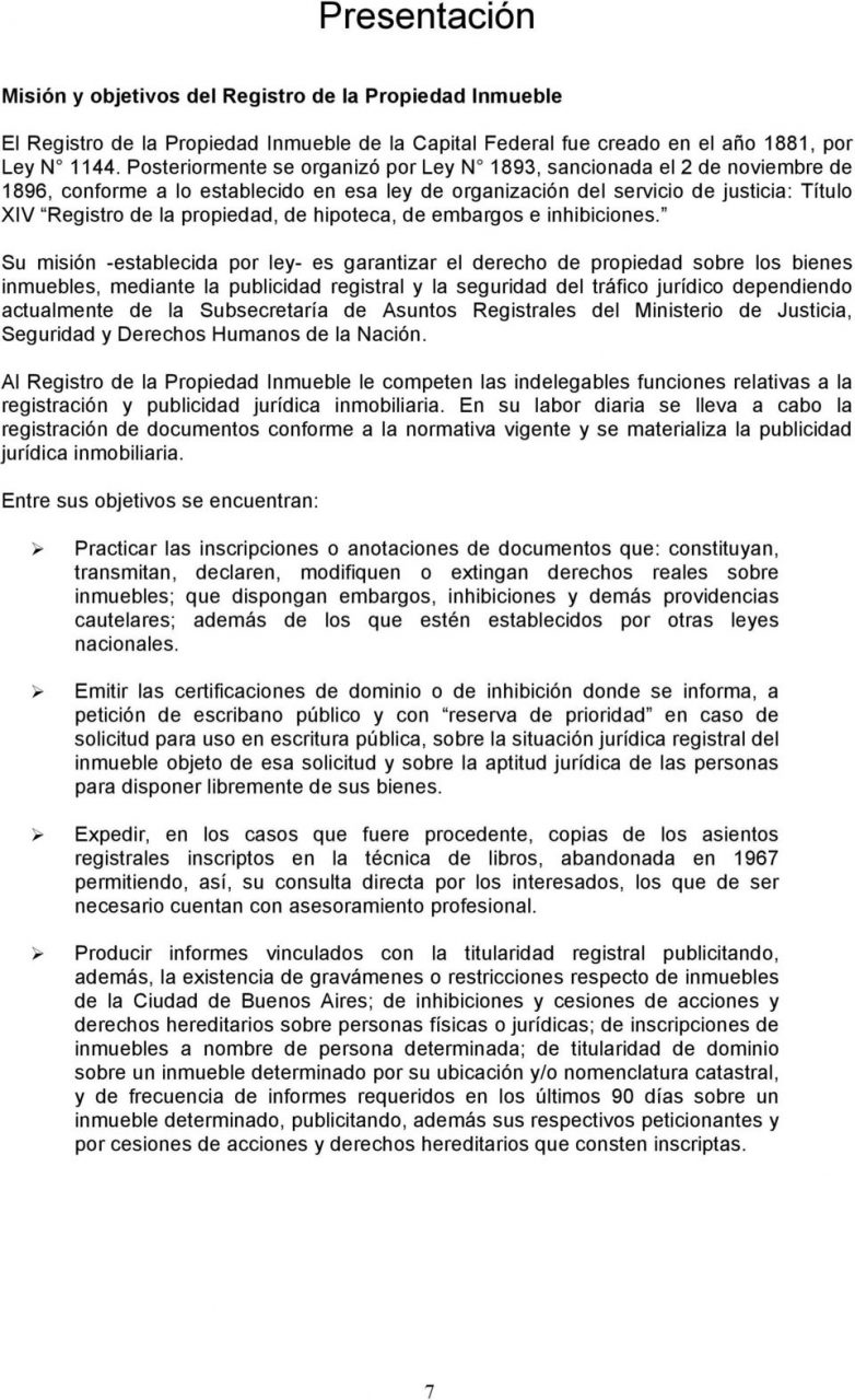 Registro federal de la propiedad